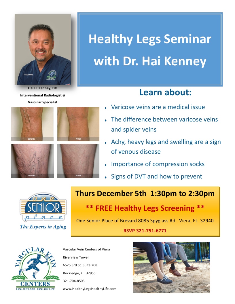 Healthy Legs Seminar with Dr. Hai Kenney