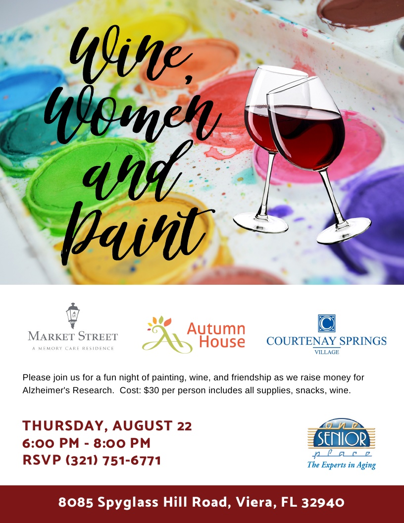 Wine, Women & Paint - Fundraiser for the Alzheimer's Association