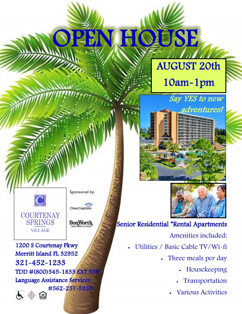 Open House at Courtenay Springs Village