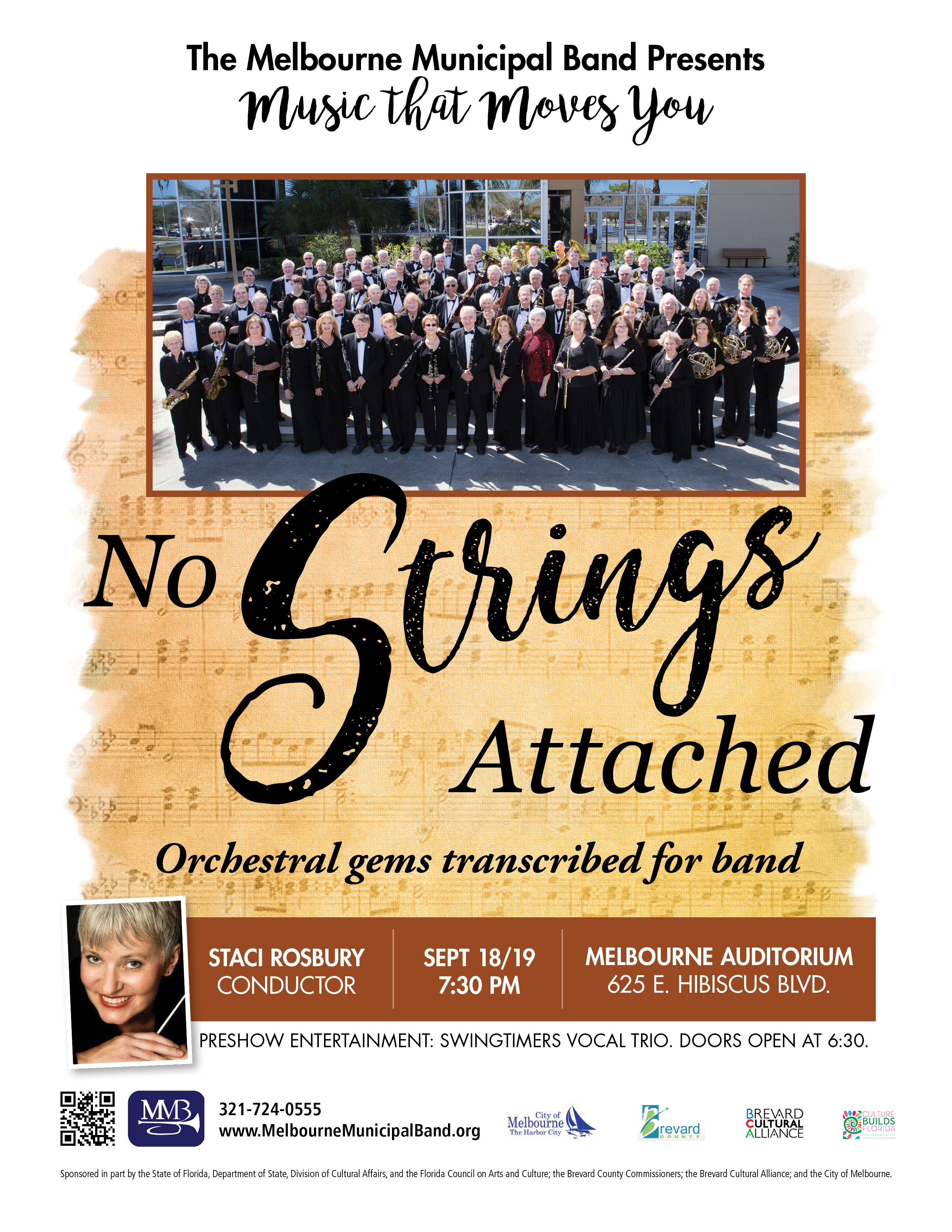 No Strings Attached presented by The Melbourne Municipal Band