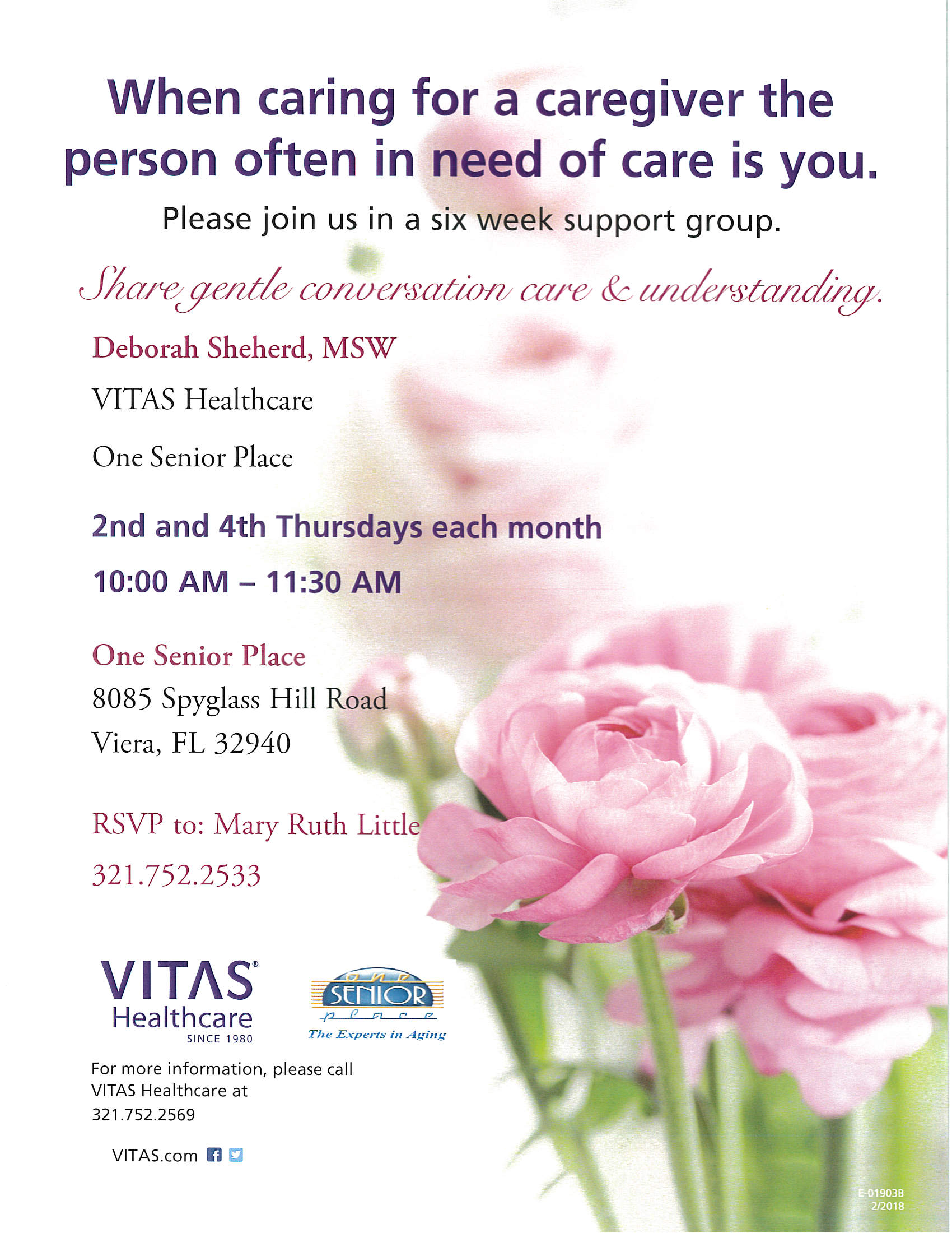 Caregiver Support Group, VITAS Healthcare