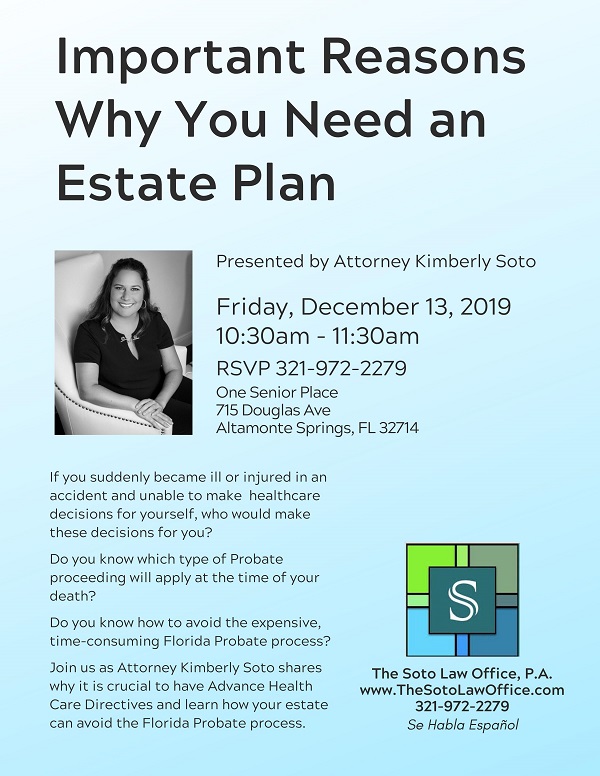 Important Reasons Why You Need an Estate Plan