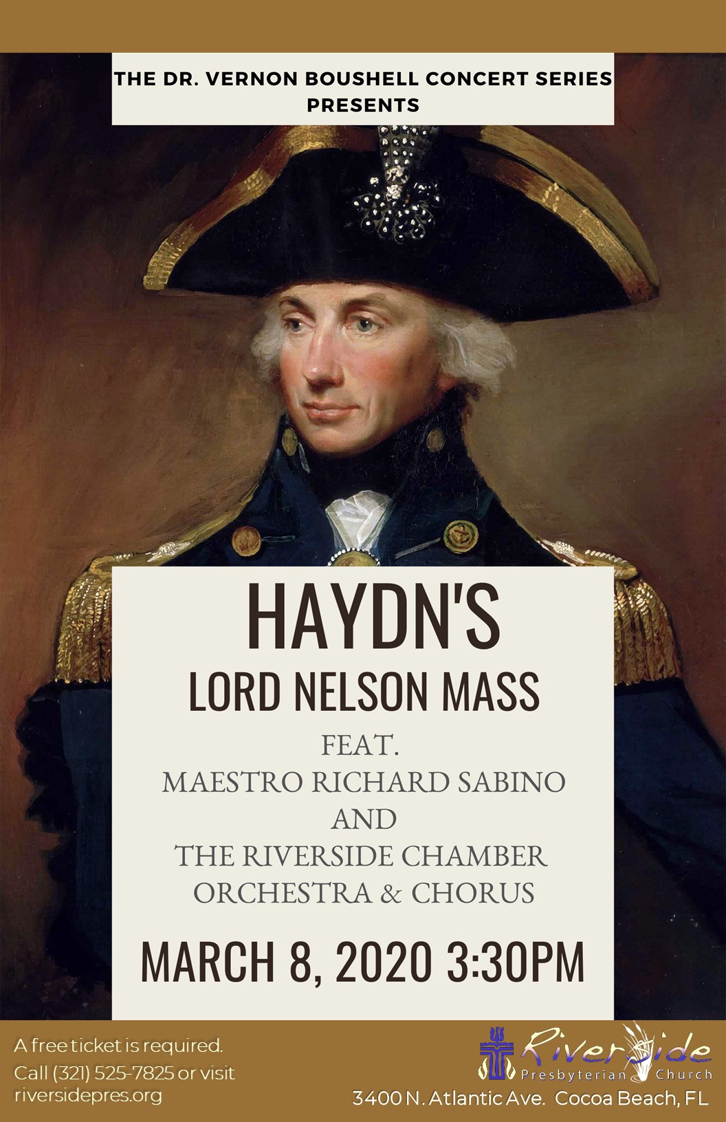 'Lord Nelson Mass' in Cocoa Beach presented by The Dr. Vernon Boushell Concert Series