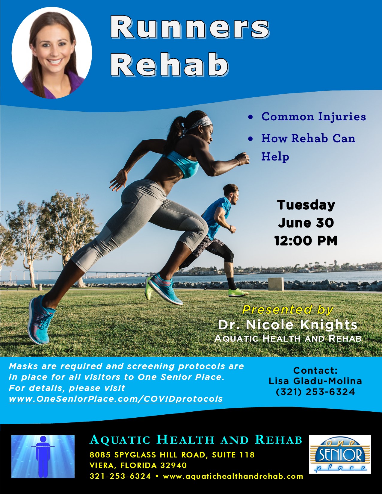 Runners Rehab presented by Dr. Nicole Knights, Aquatic Health and Rehab