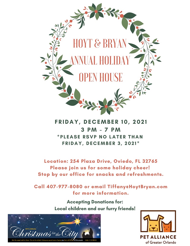 Hoyt & Bryan Annual Holiday Open House