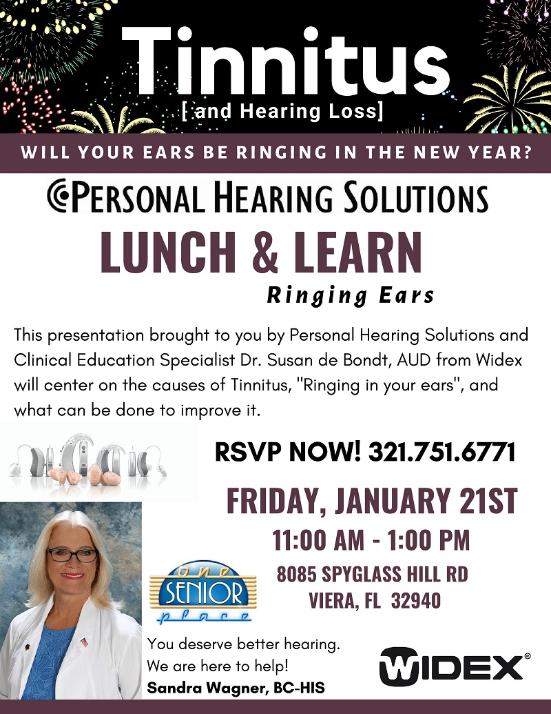 Tinnitus [and Hearing Loss] presented by Personal Hearing Solutions