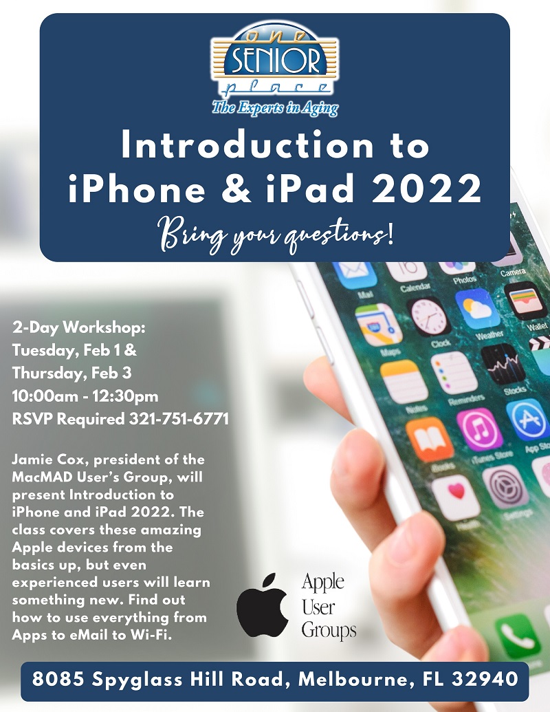 Introduction to iPhone/iPad 2022 presented by MacMAD