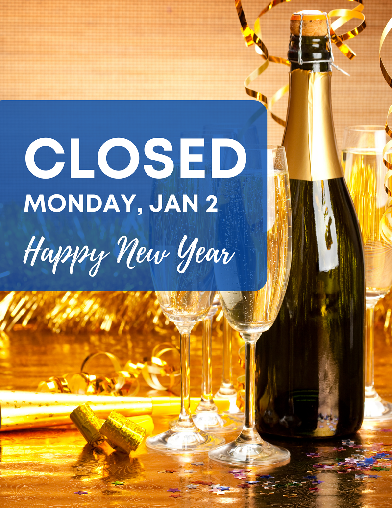 Closed for New Year