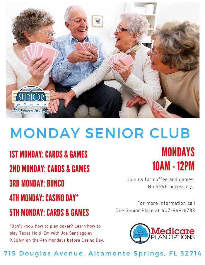 Senior Club Games & Cards