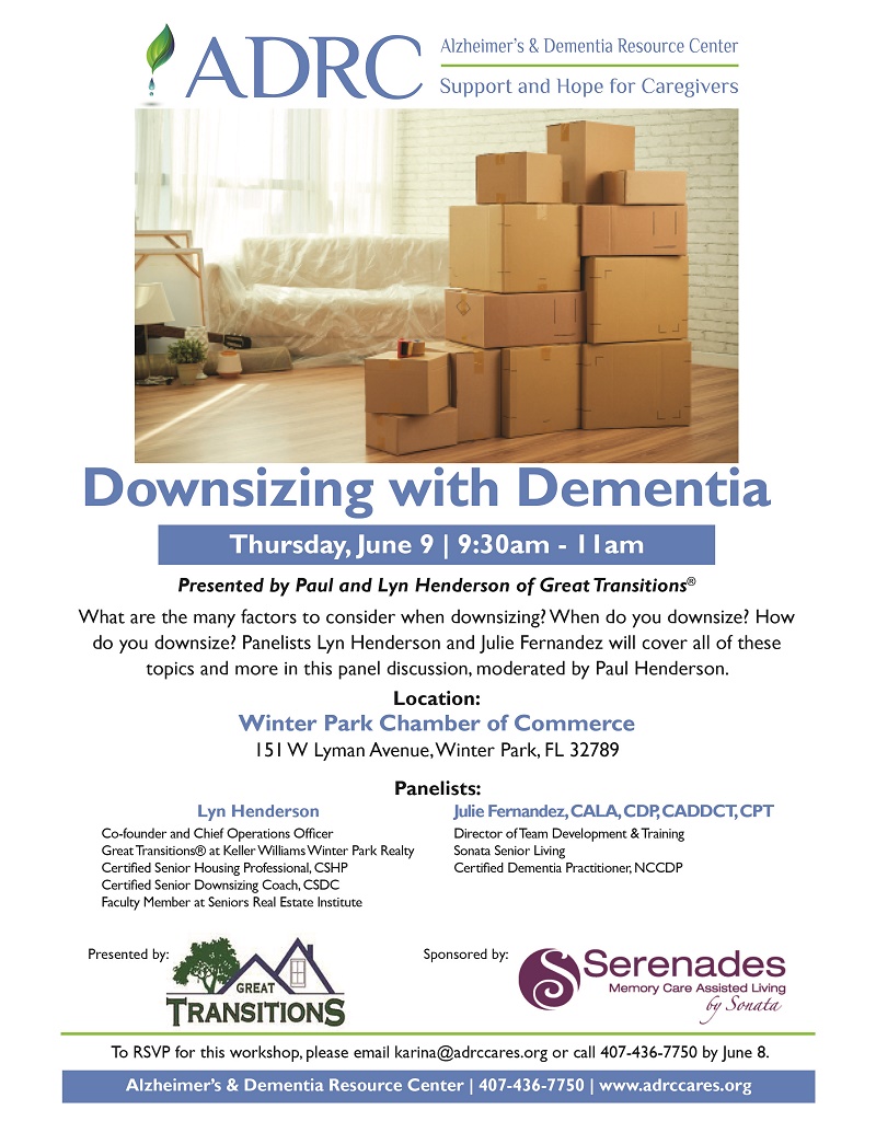 Downsizing with Dementia