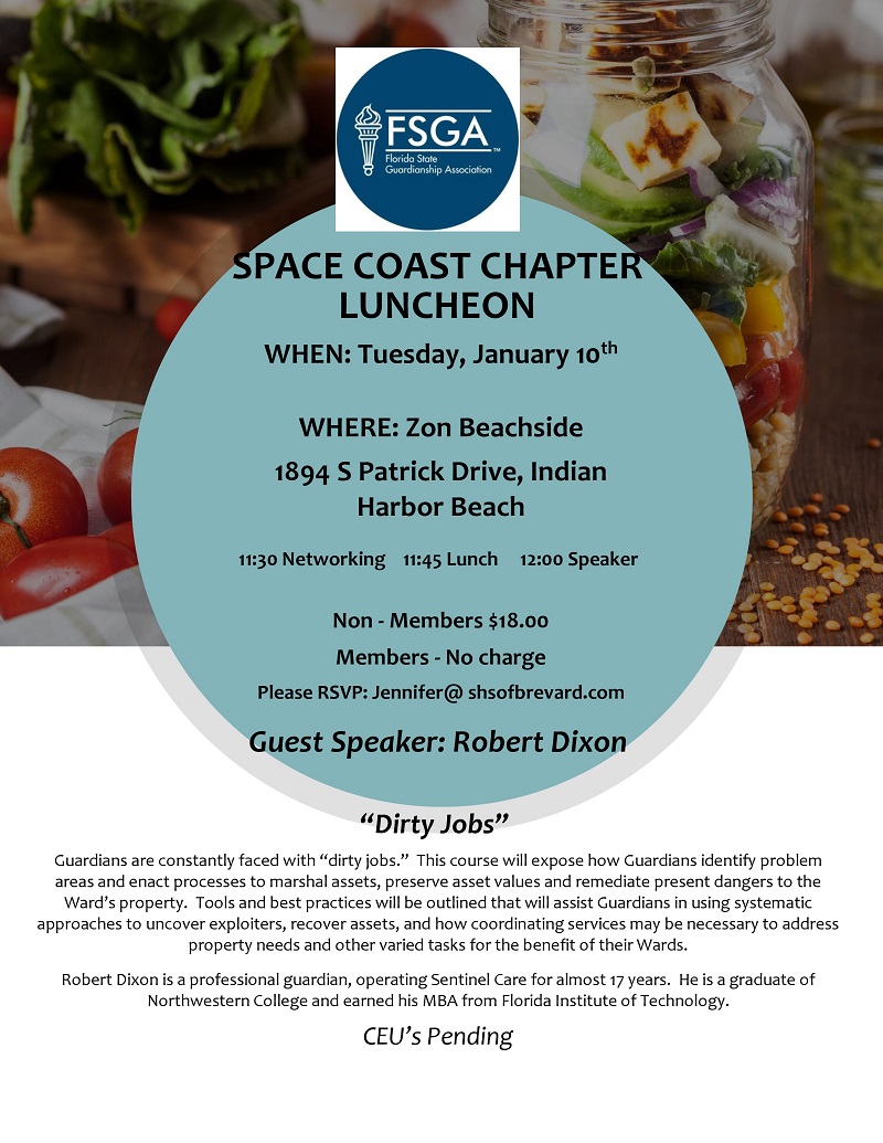 Florida State Guardianship Association (FSGA) - Chapter Luncheon
