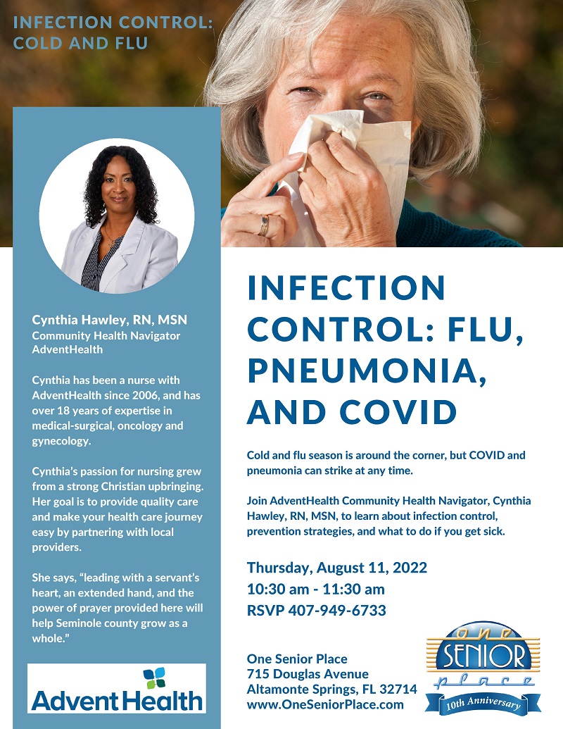 Infection Control: Flu, Pneumonia, and Covid
