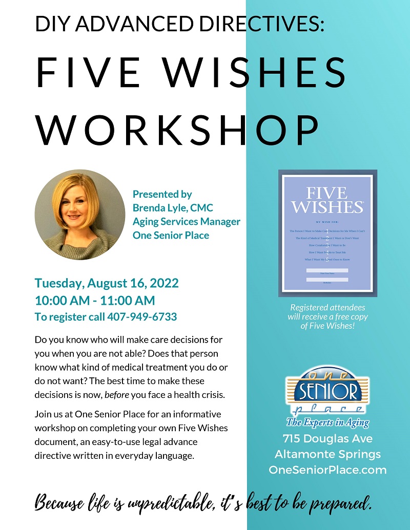 Five Wishes Workshop