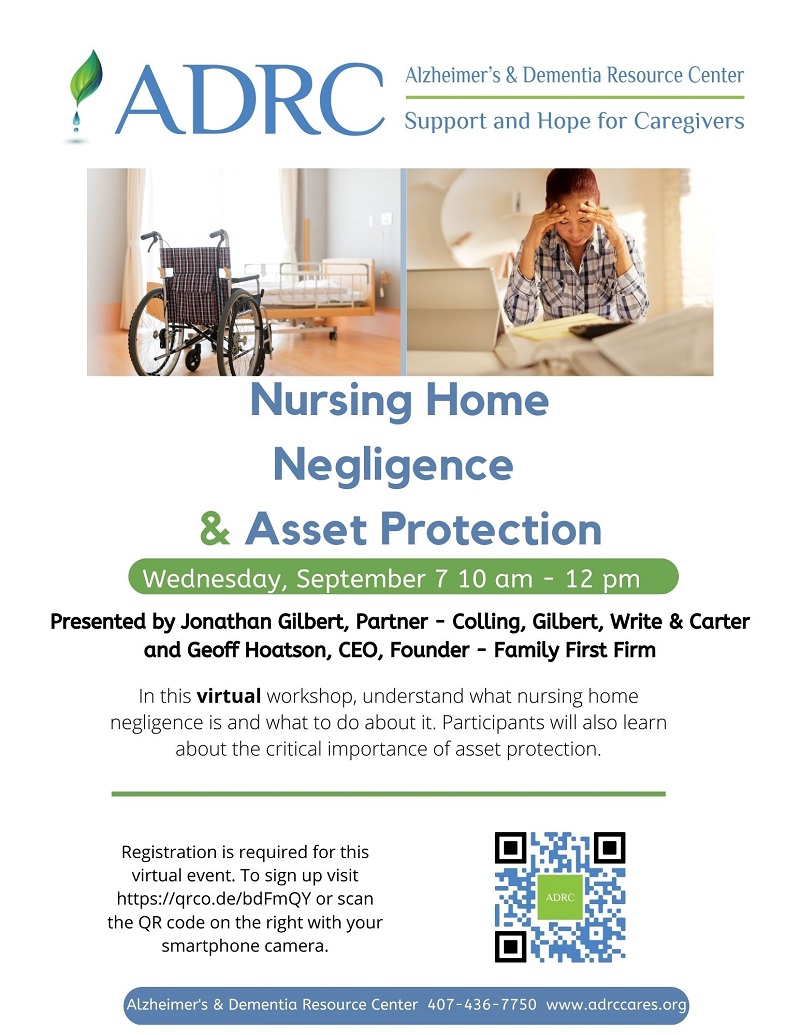 VIRTUAL: Nursing Home Negligence & Asset Protection