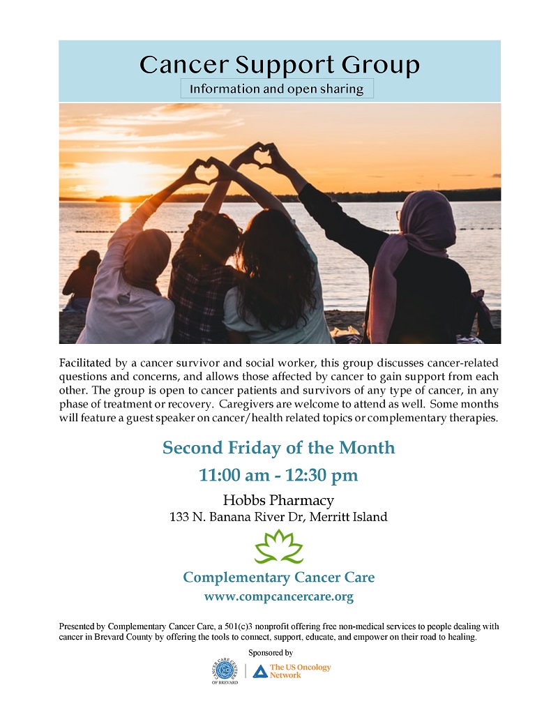 Cancer Support Group sponsored by Complementary Cancer Care