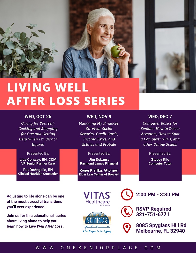 Living Well After Loss Series Caring For Yourself