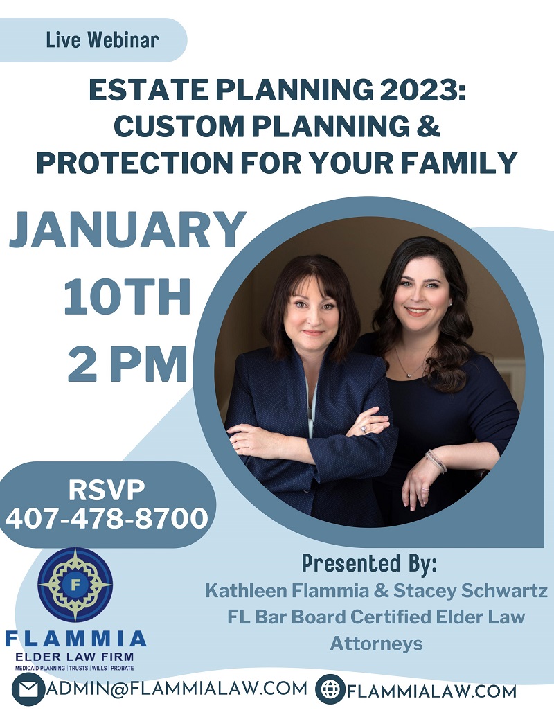 VIRTUAL: Estate Planning 2023 Custom Planning & Protection for your Family