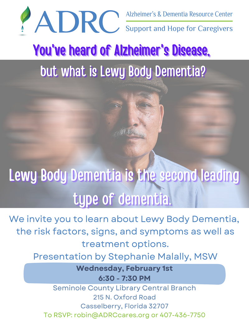 You've heard of Alzheimer's Disease but what is Lewy Body Dementia?