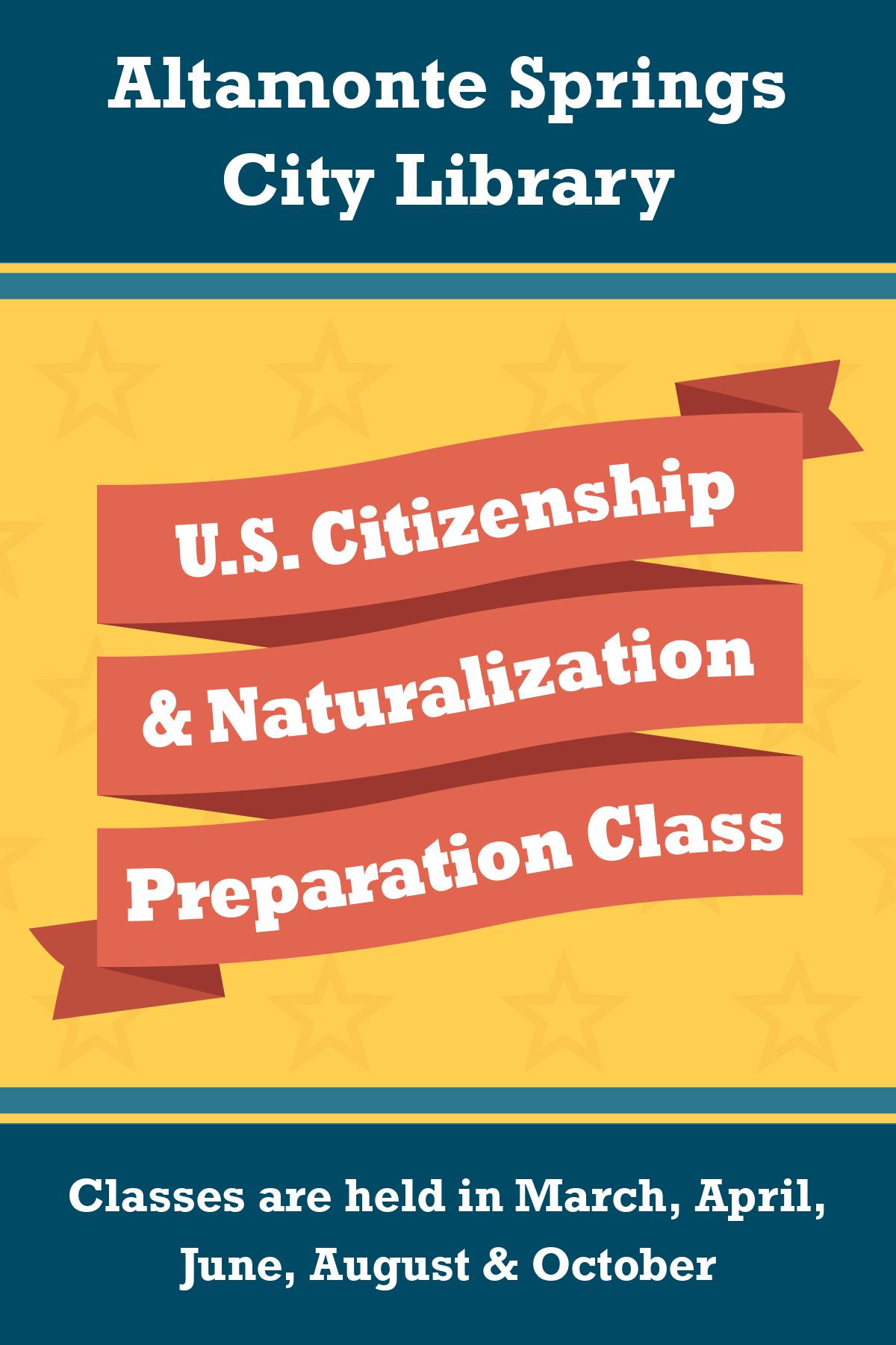 U.S. Citizenship & Naturalization Preparation Class