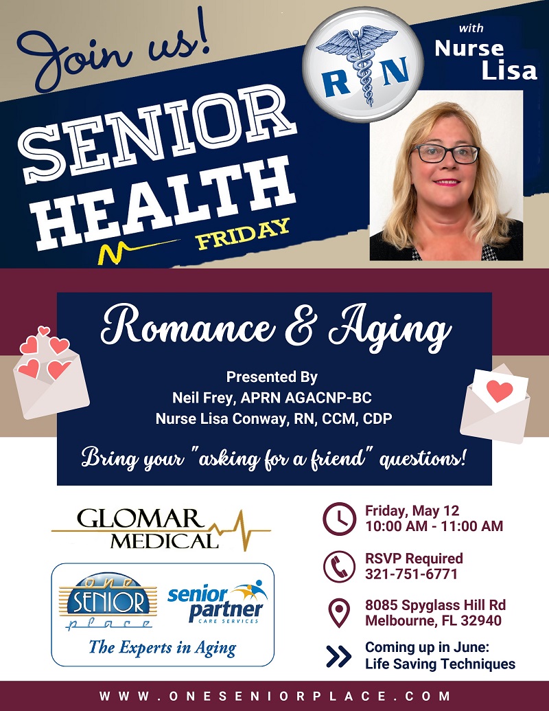 Senior Health Friday with Nurse Lisa: Romance & Aging