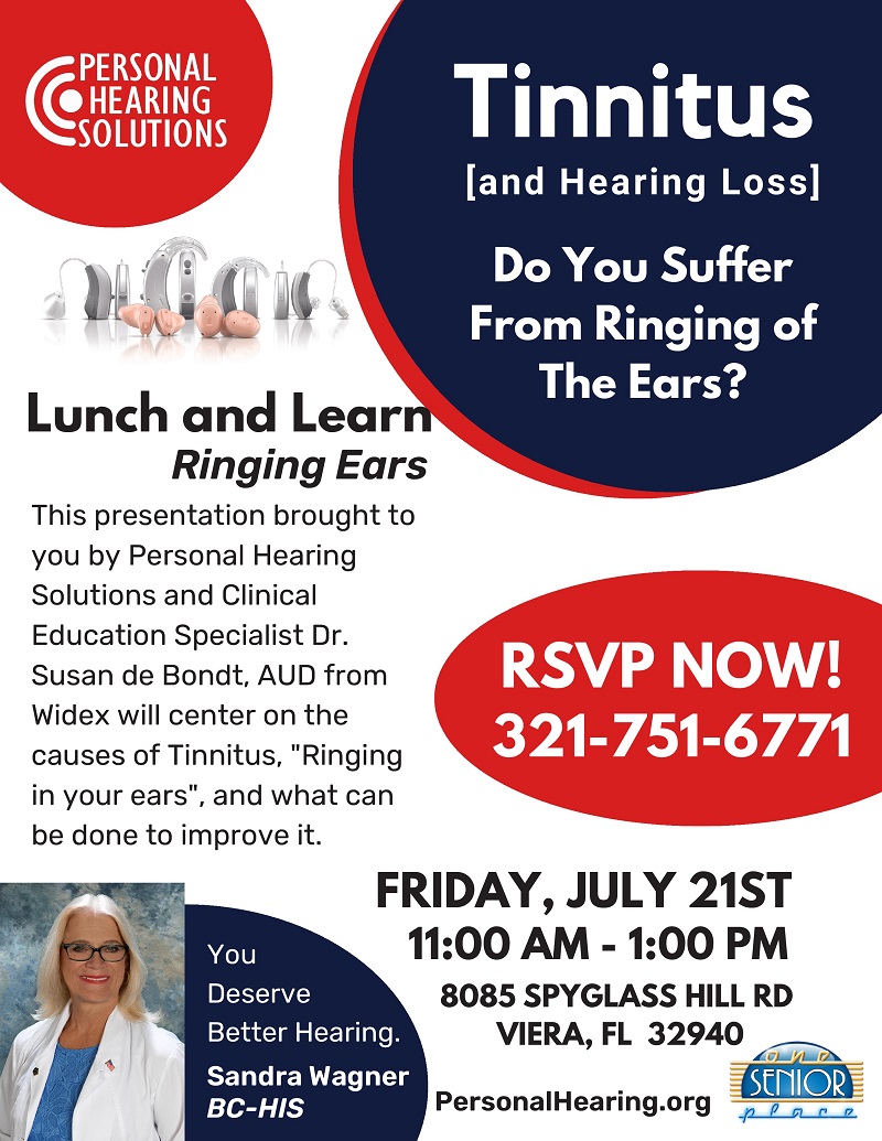 Tinnitus [and Hearing Loss] Do You Suffer From Ringing of The Ears? presented by Personal Hearing Solutions