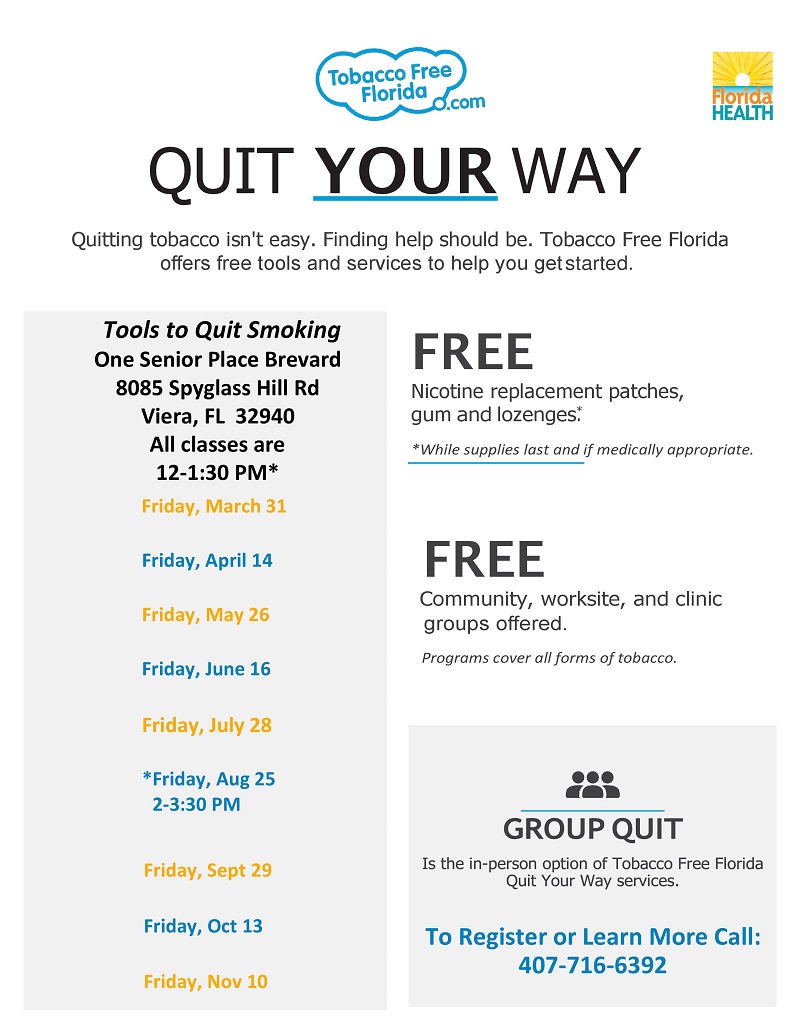 Quit Your Way Tobacco Free Florida