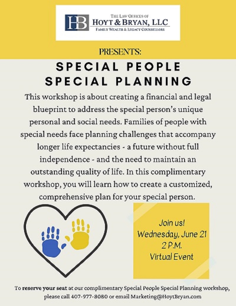 VIRTUAL: Special People Special Planning