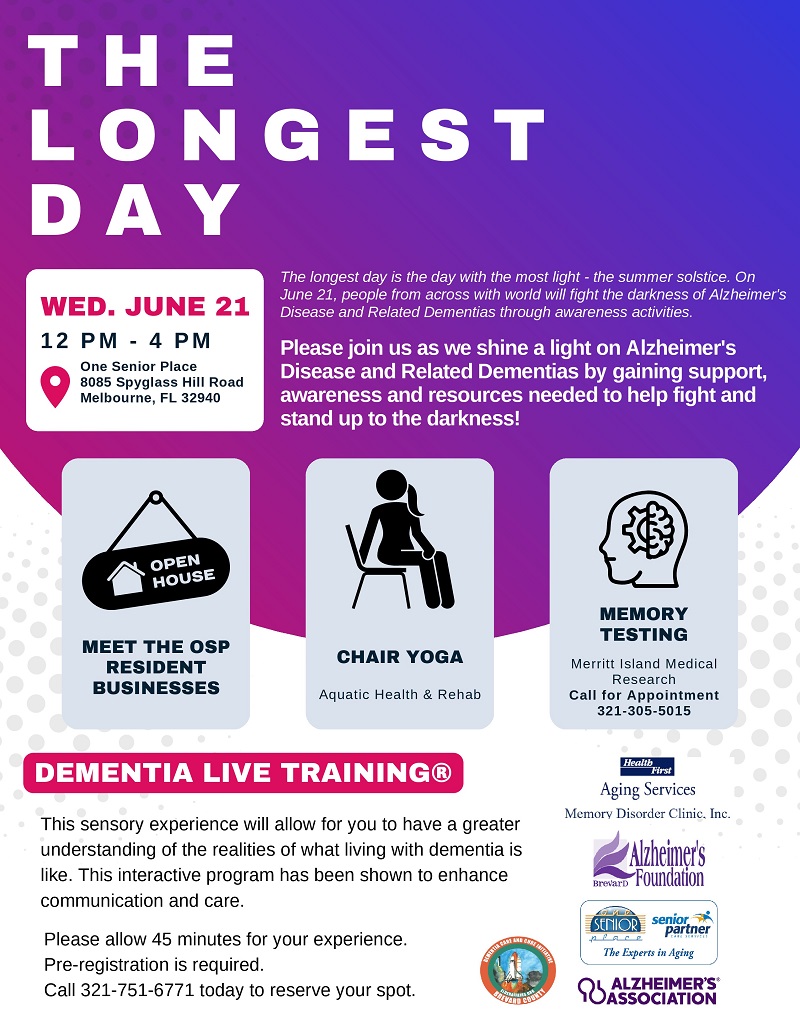 THE LONGEST DAY, Dementia Live Training